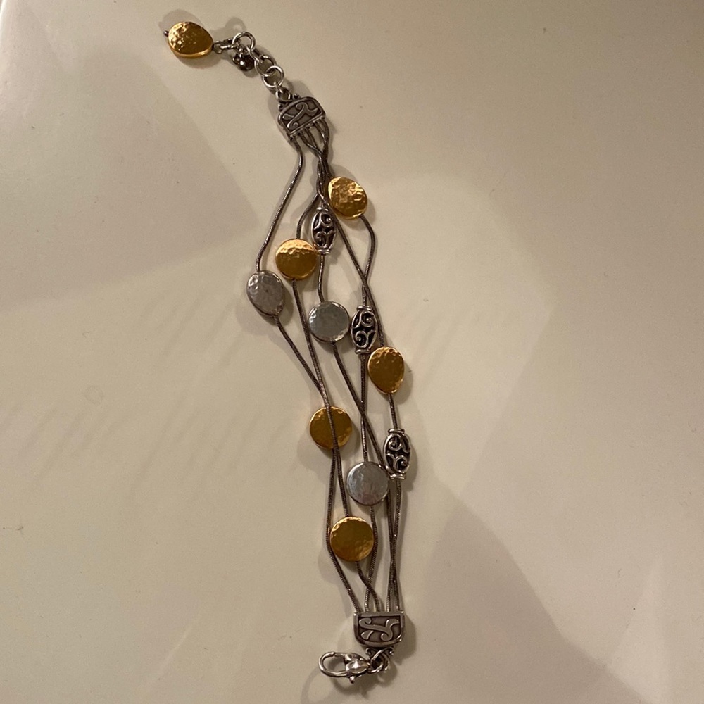 Brighton gold and silver bracelet